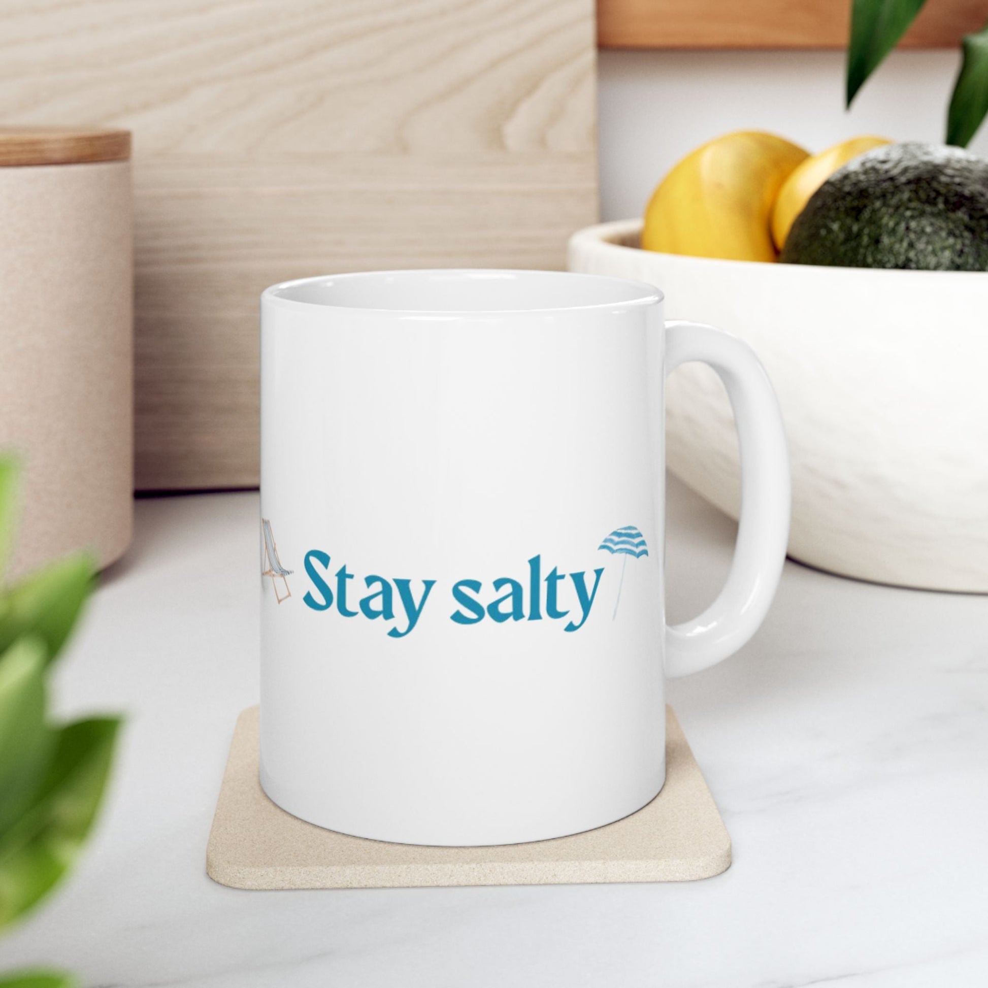 Stay Cozy Ceramic Mug, 11oz or 15oz Coffee Cup, Gift for Relaxation, Beach Lovers, Vacation Vibes, Cosy Home Décor - ThriveMinded & WellHaven Co