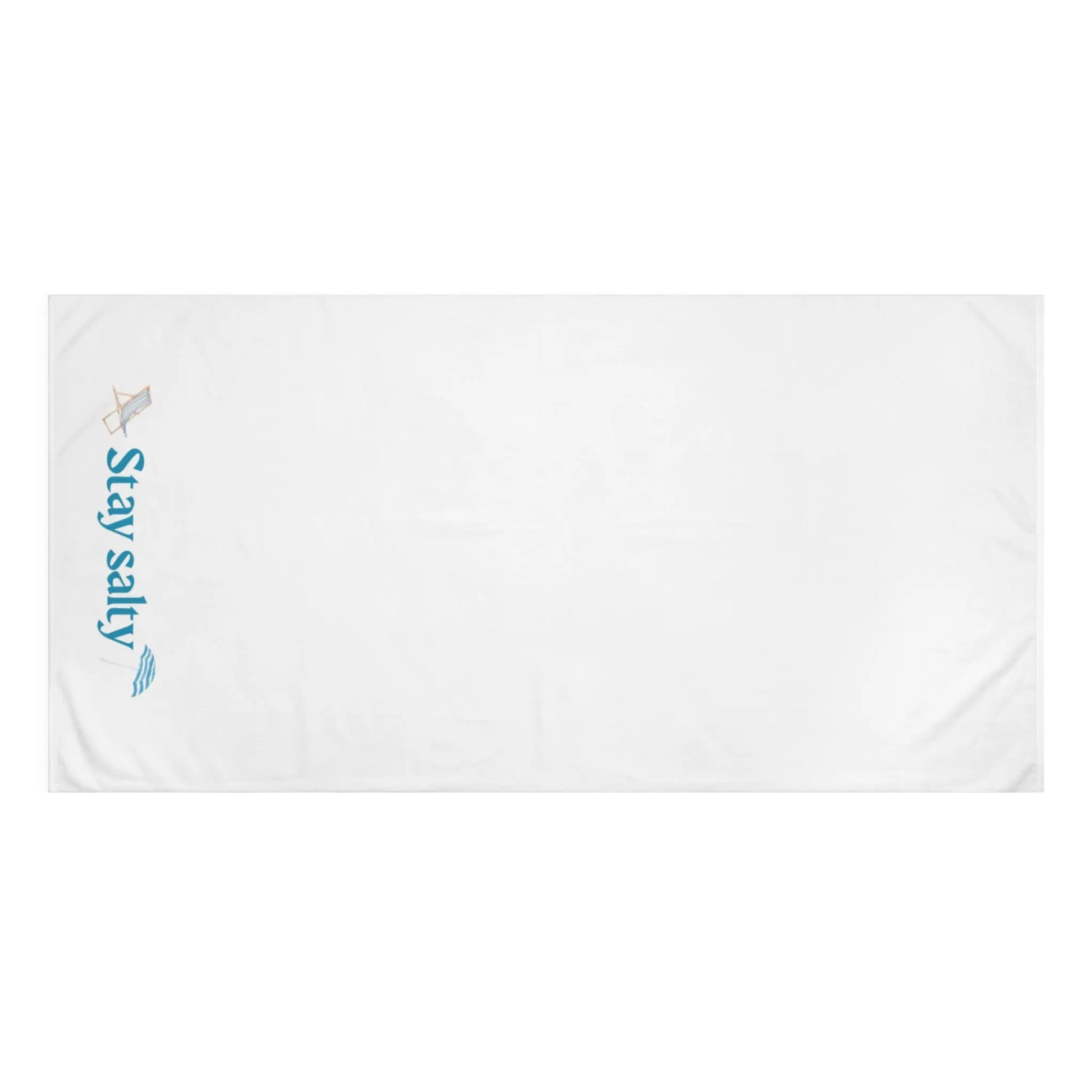 Stay Salty" Mink - Cotton Bath Towel – Soft, Coastal - Inspired & Playful Bathroom Essential - ThriveMinded & WellHaven Co