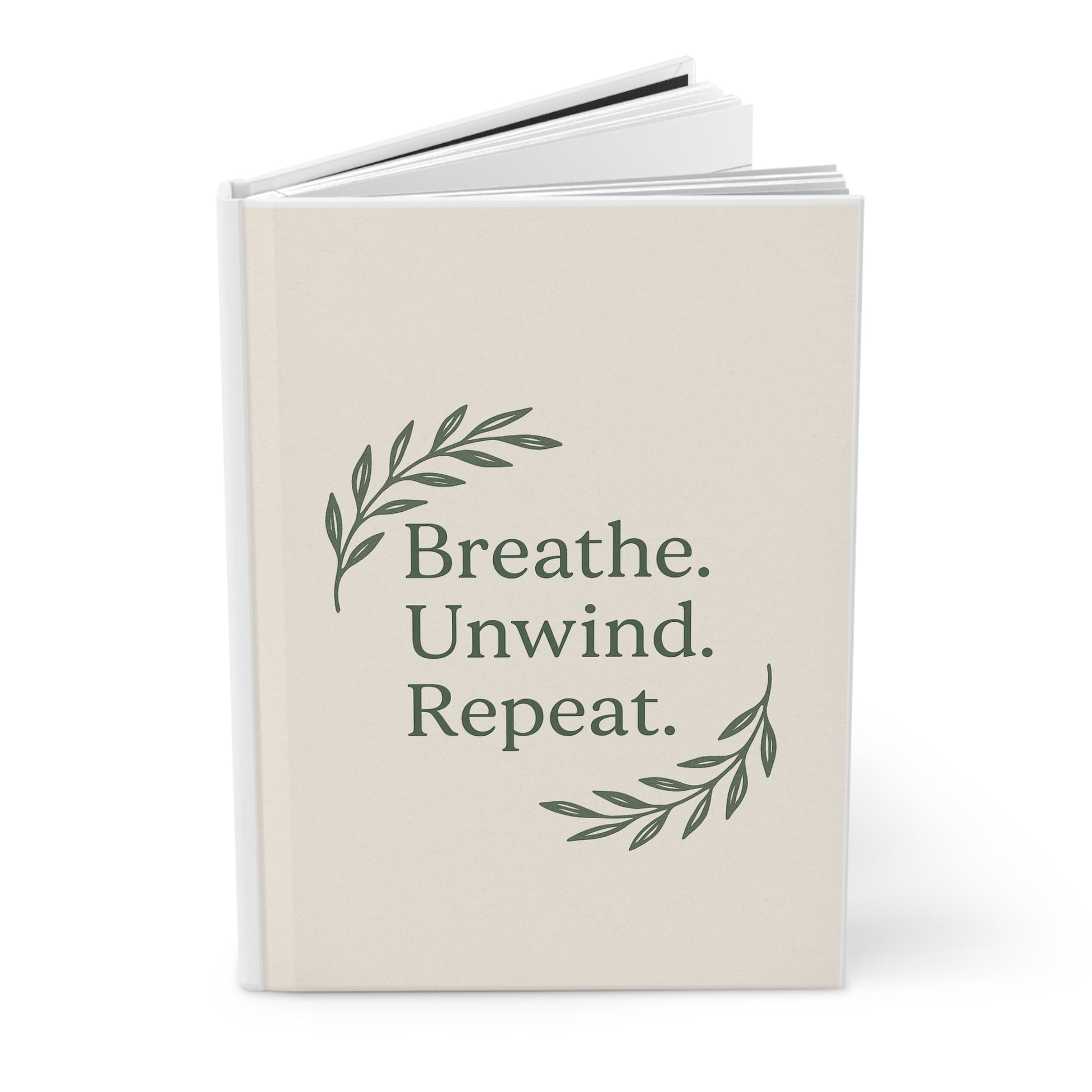 Thoughtful Hardcover Journal for Reflection and Growth - ThriveMinded & WellHaven Co