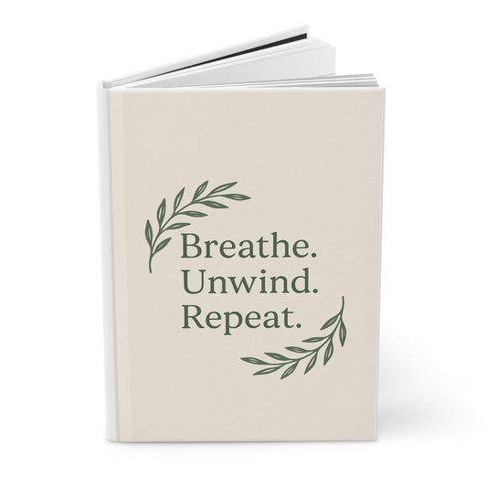 Thoughtful Hardcover Journal for Reflection and Growth - ThriveMinded & WellHaven Co