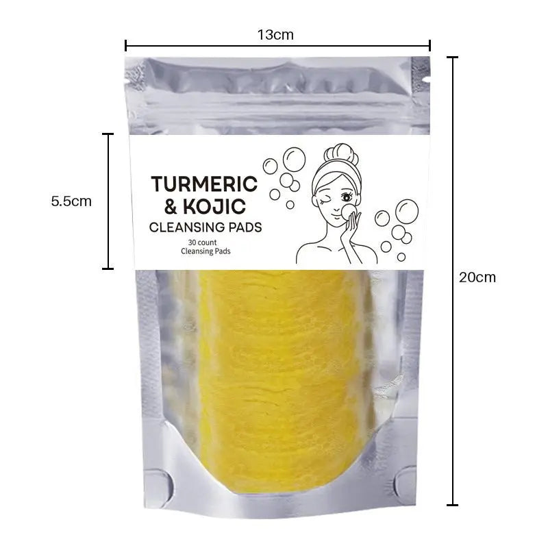 Turmeric Cleansing Set - Mousse, Pads & Soap Bar for Radiant, Balanced Skin - ThriveMinded & WellHaven Co