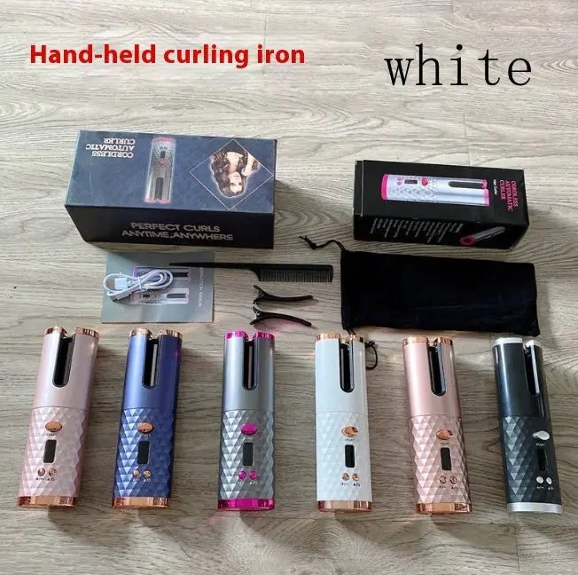 Wireless Automatic Hair Curler — Portable, USB Rechargeable - ThriveMinded & WellHaven Co
