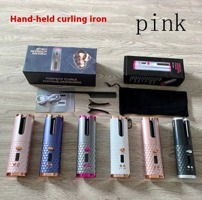 Wireless Automatic Hair Curler — Portable, USB Rechargeable - ThriveMinded & WellHaven Co