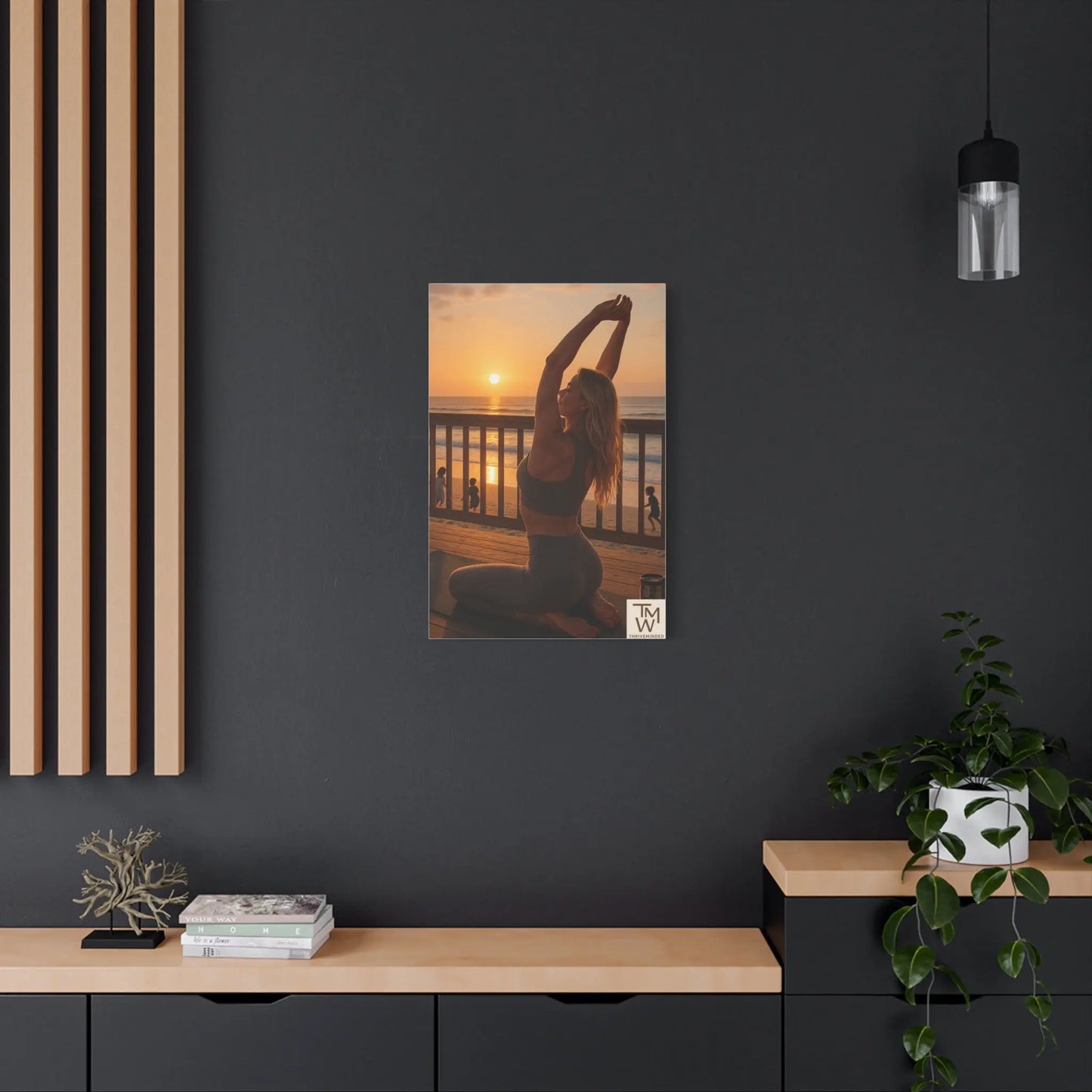 Yoga Inspiration Wall Art – Motivational Canvas Print | Mindfulness Quote Décor for Yoga Studio, Home Gym, Meditation Space - ThriveMinded & WellHaven Co