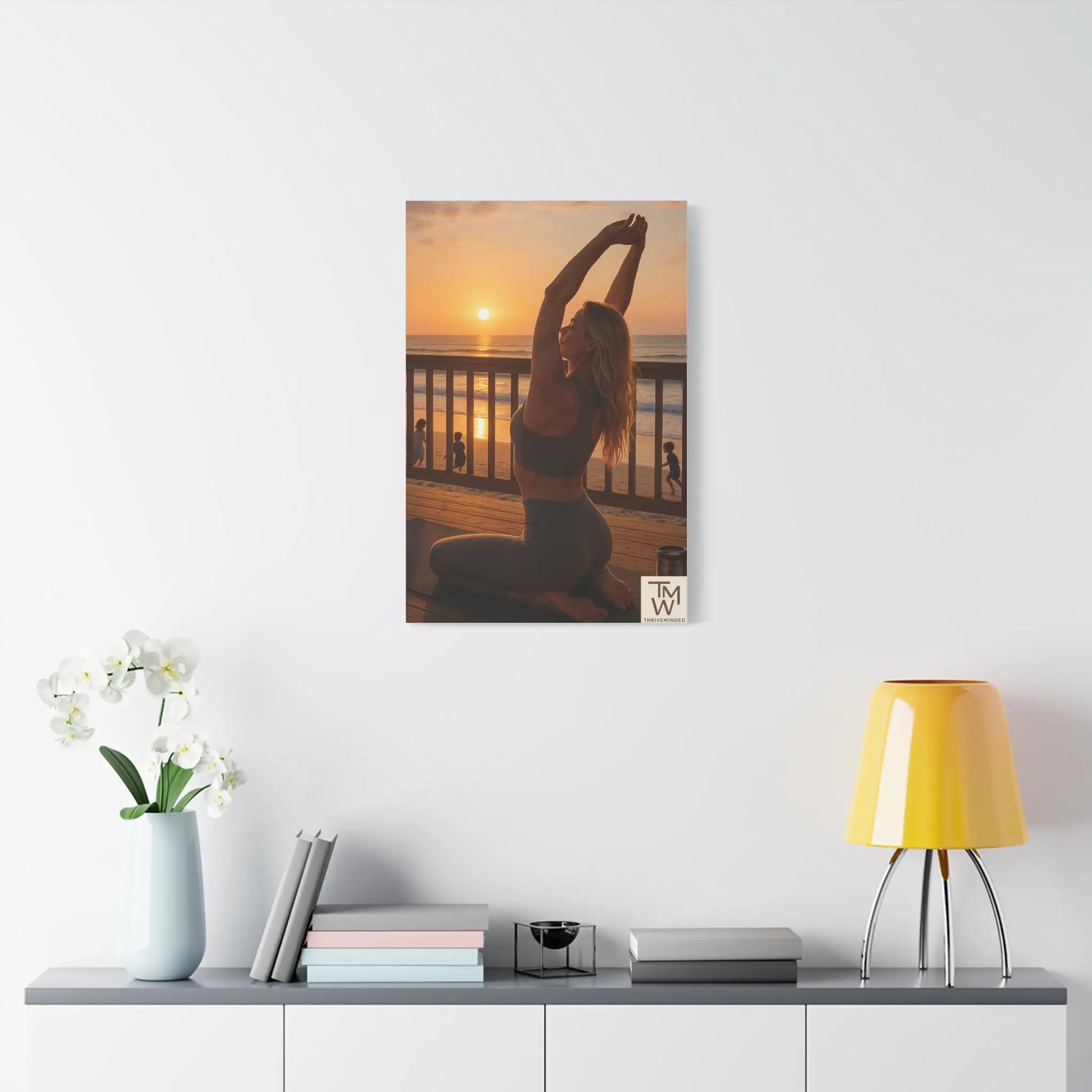 Yoga Inspiration Wall Art – Motivational Canvas Print | Mindfulness Quote Décor for Yoga Studio, Home Gym, Meditation Space - ThriveMinded & WellHaven Co