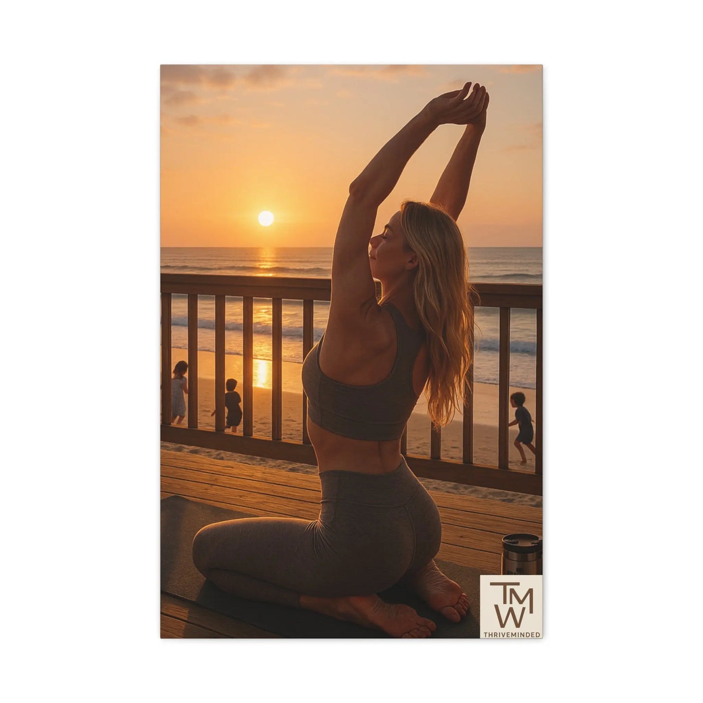Yoga Inspiration Wall Art – Motivational Canvas Print | Mindfulness Quote Décor for Yoga Studio, Home Gym, Meditation Space - ThriveMinded & WellHaven Co