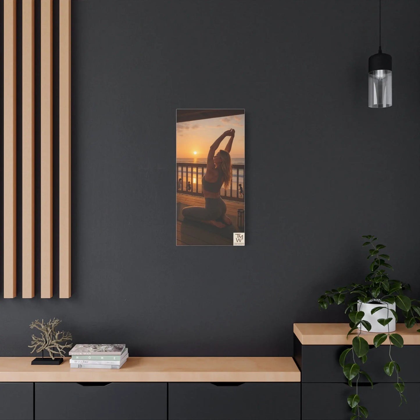 Yoga Inspiration Wall Art – Motivational Canvas Print | Mindfulness Quote Décor for Yoga Studio, Home Gym, Meditation Space - ThriveMinded & WellHaven Co