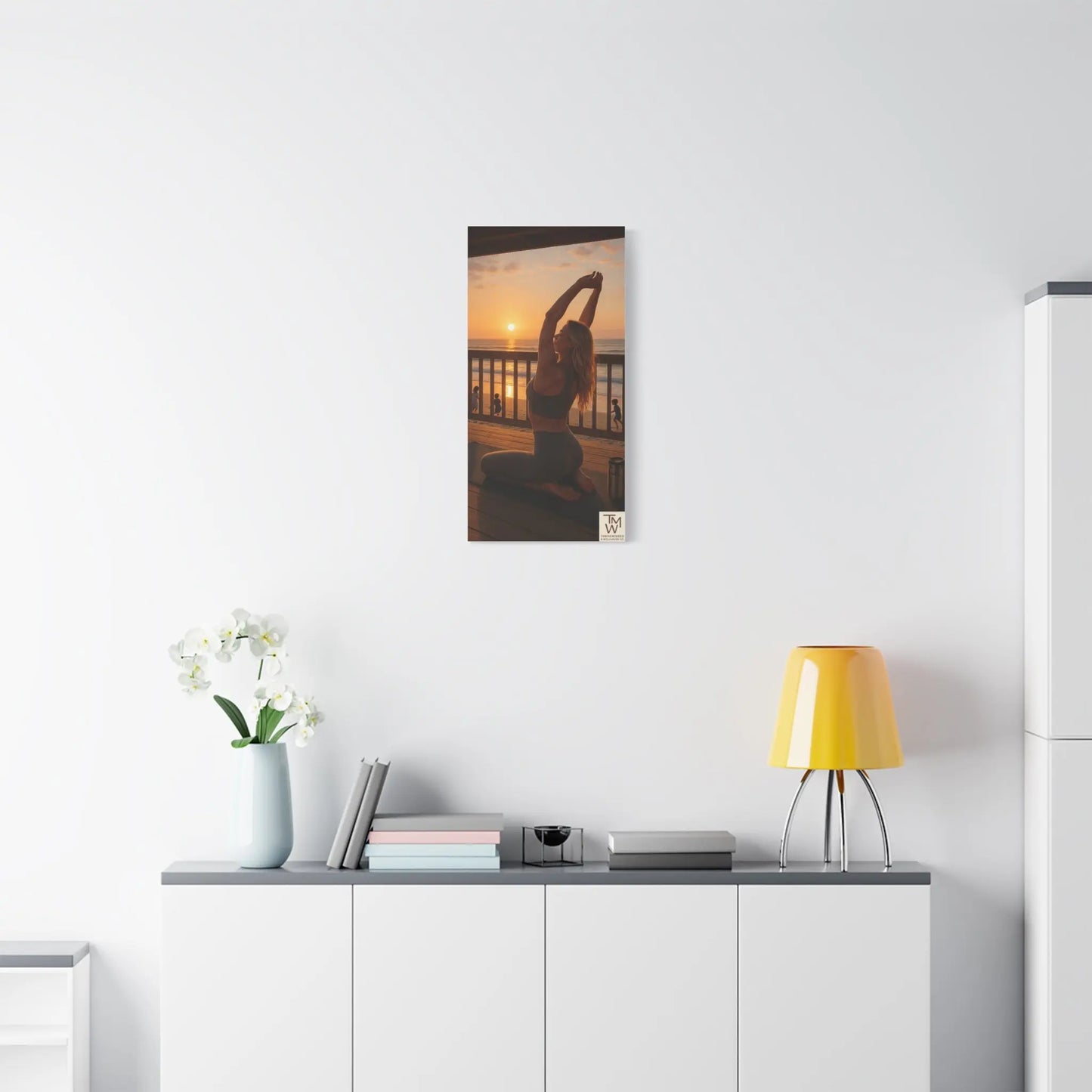 Yoga Inspiration Wall Art – Motivational Canvas Print | Mindfulness Quote Décor for Yoga Studio, Home Gym, Meditation Space - ThriveMinded & WellHaven Co
