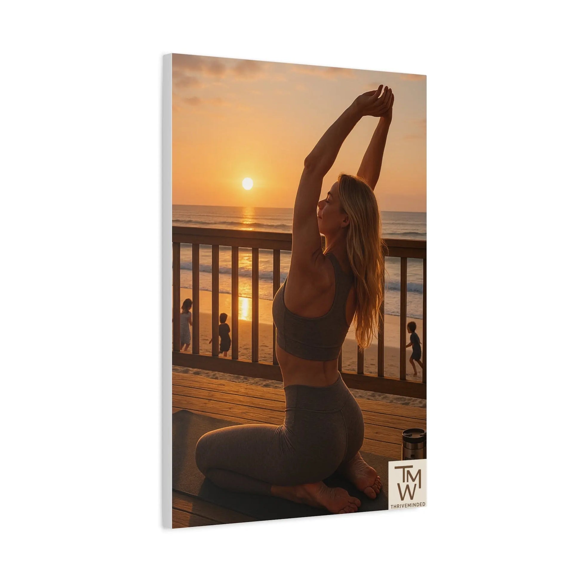 Yoga Inspiration Wall Art – Motivational Canvas Print | Mindfulness Quote Décor for Yoga Studio, Home Gym, Meditation Space - ThriveMinded & WellHaven Co