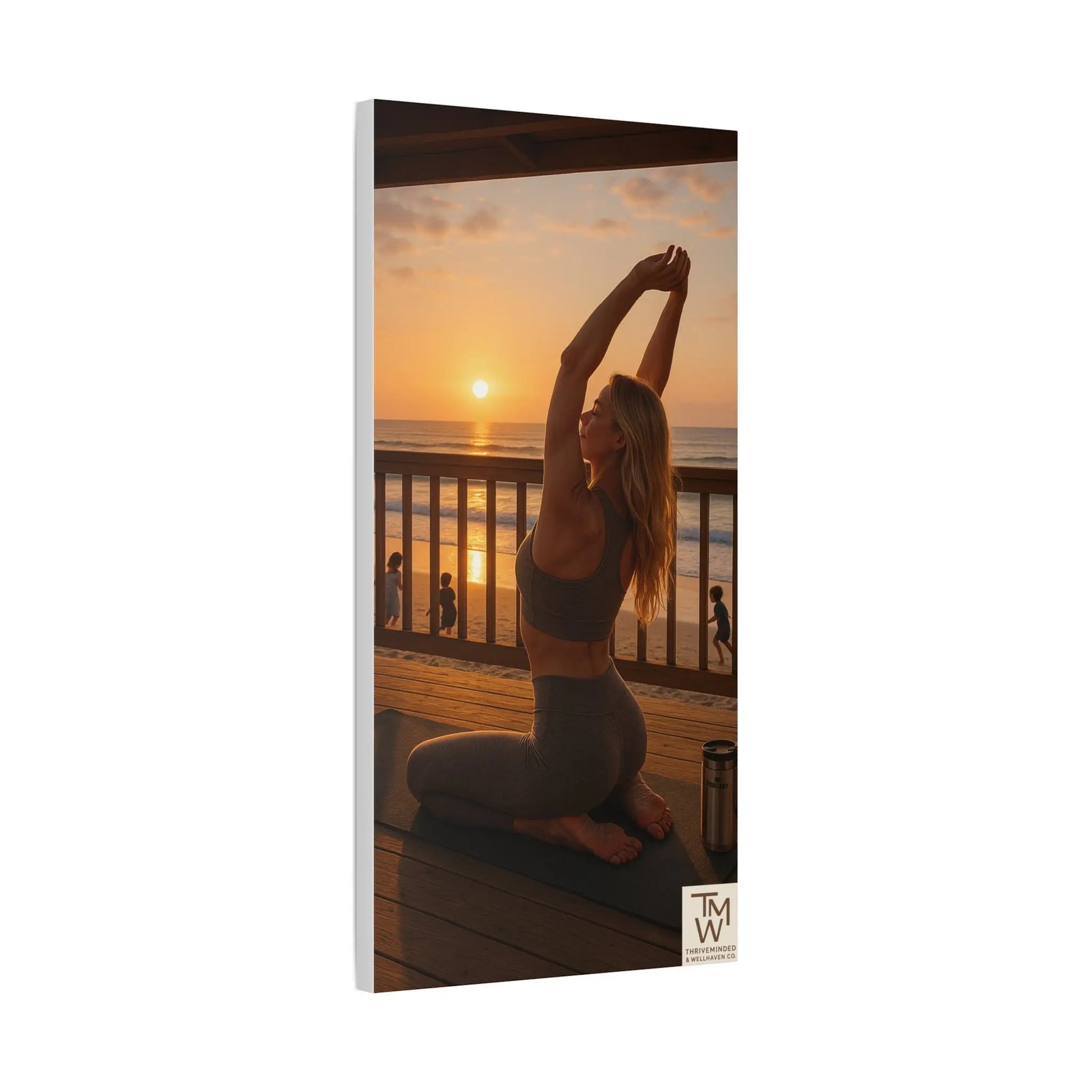 Yoga Inspiration Wall Art – Motivational Canvas Print | Mindfulness Quote Décor for Yoga Studio, Home Gym, Meditation Space - ThriveMinded & WellHaven Co