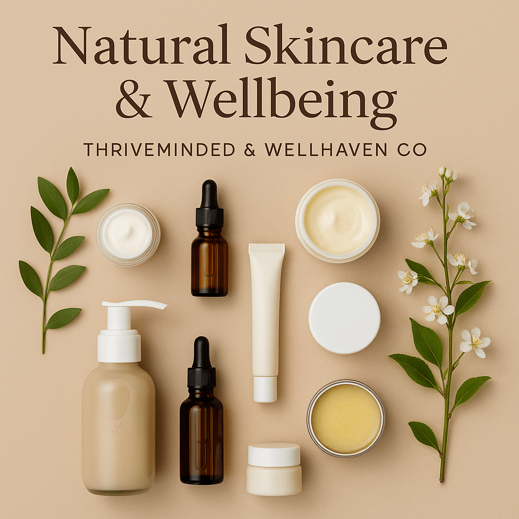 Natural skincare and wellness products for healthy, radiant skin