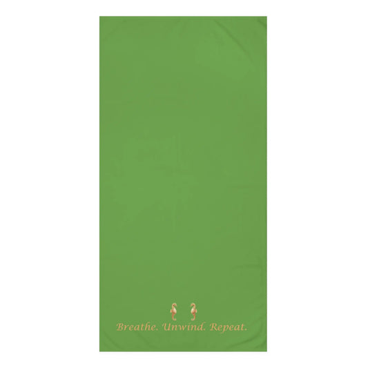 Breathe. Unwind. Repeat." Mink - Cotton Bath Towel – Soft, Luxurious & Spa - Like Comfort - ThriveMinded & WellHaven Co