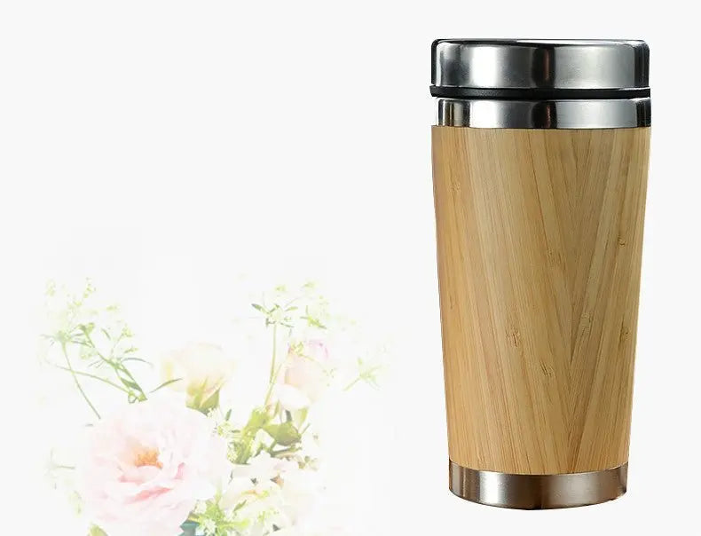 Bamboo Coffee Cup - ThriveMinded & WellHaven Co