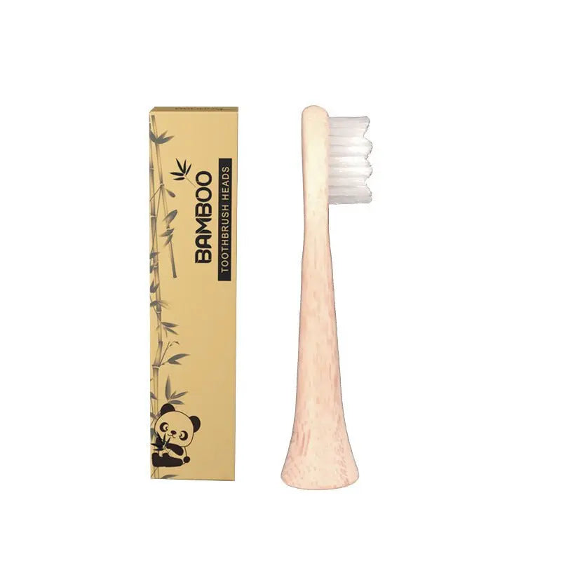 Biodegradable Organic Bamboo Electric Toothbrush Head - ThriveMinded & WellHaven Co