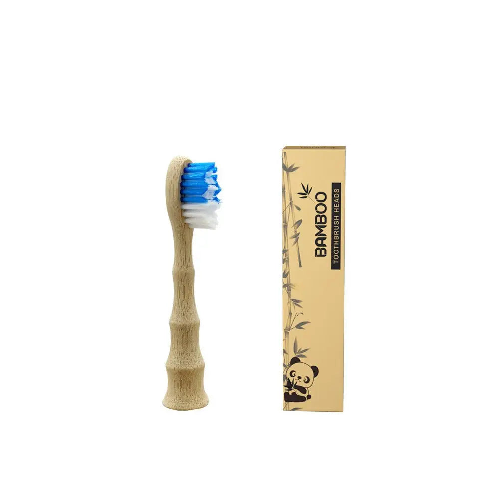 Biodegradable Organic Bamboo Electric Toothbrush Head - ThriveMinded & WellHaven Co