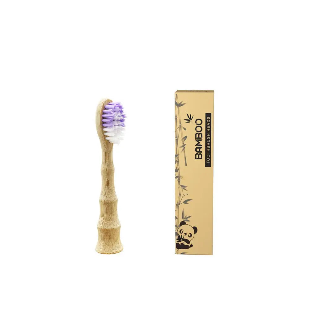 Biodegradable Organic Bamboo Electric Toothbrush Head - ThriveMinded & WellHaven Co