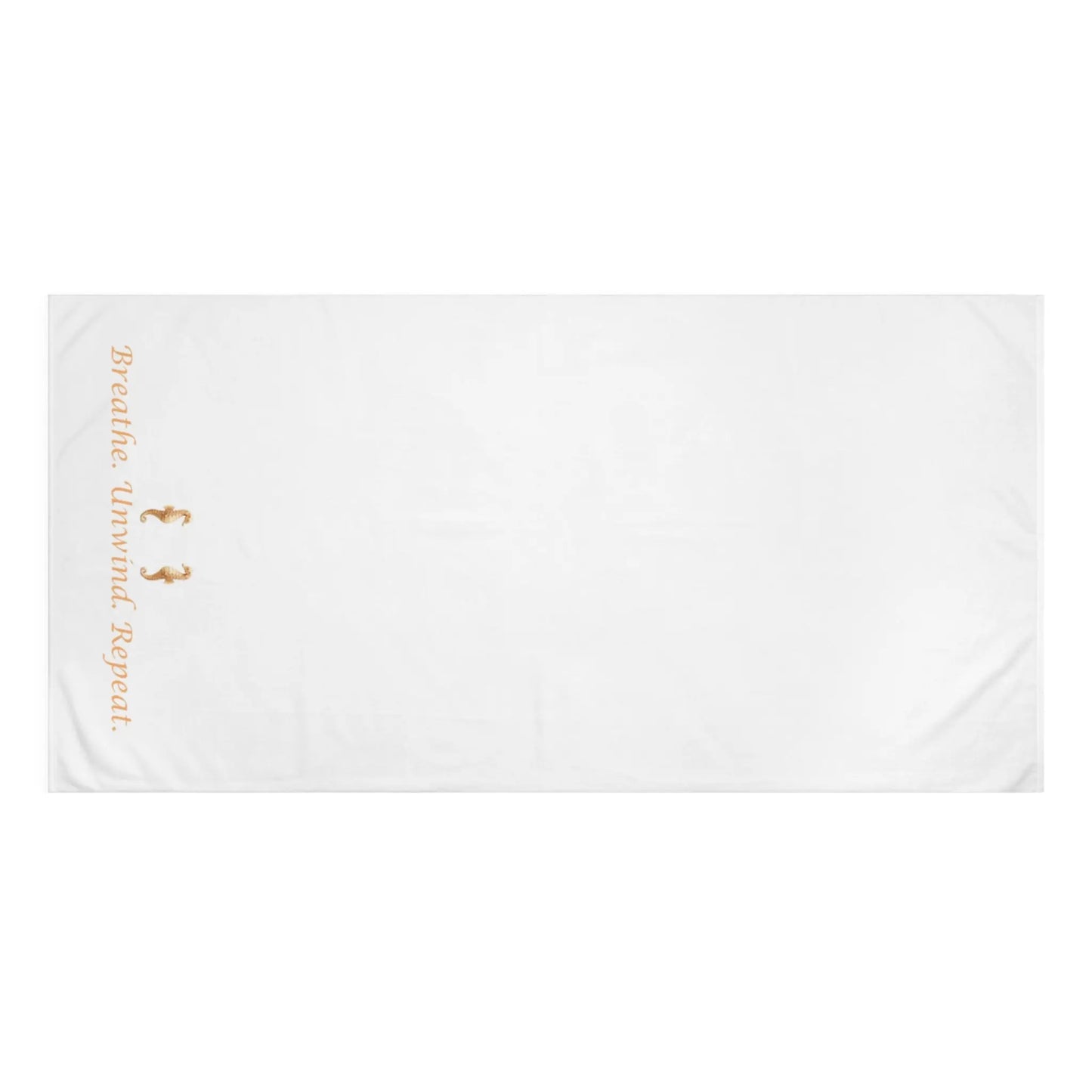 Breathe. Unwind. Repeat." Mink - Cotton Bath Towel – Soft, Luxurious & Spa - Like Comfort - ThriveMinded & WellHaven Co