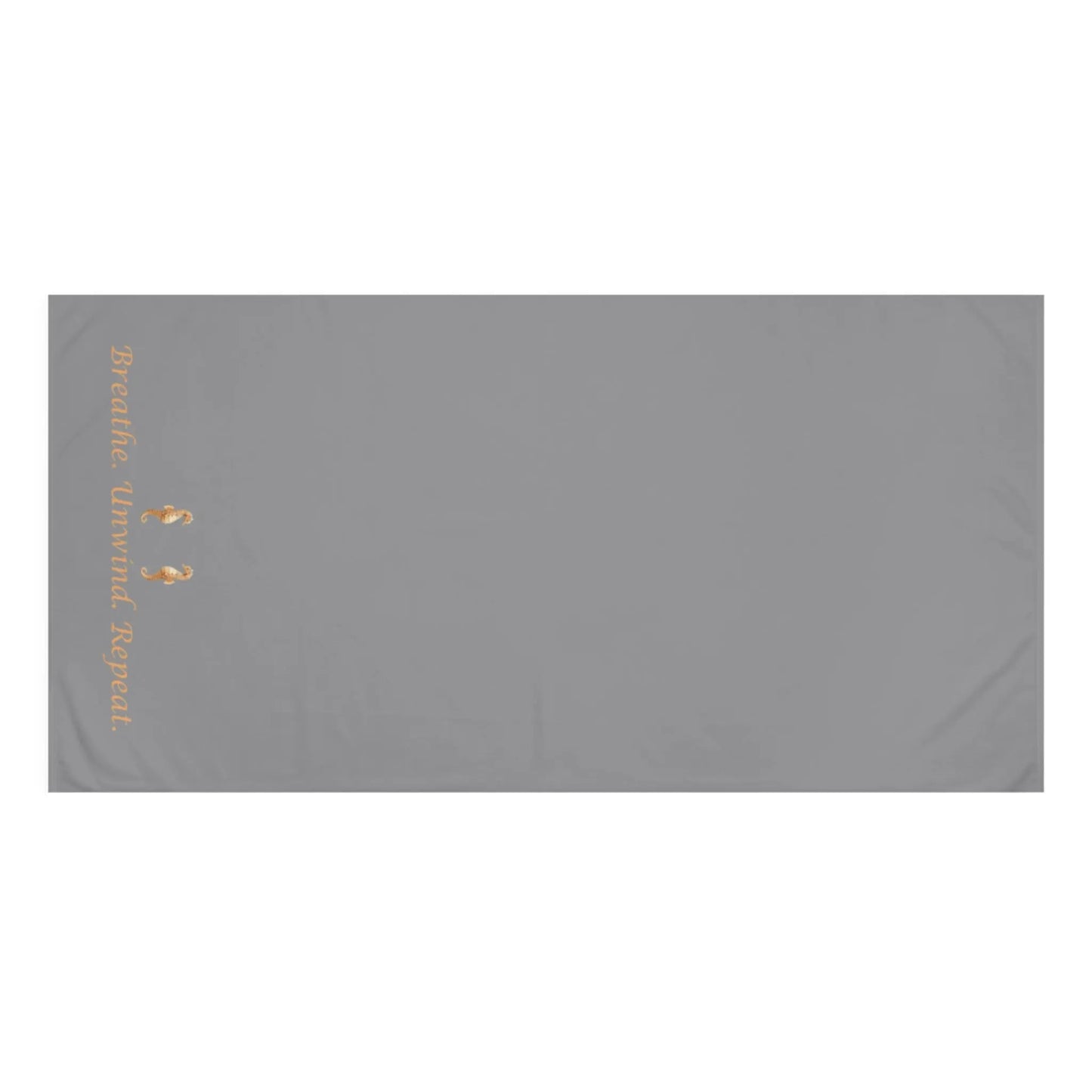 Breathe. Unwind. Repeat." Mink - Cotton Bath Towel – Soft, Luxurious & Spa - Like Comfort - ThriveMinded & WellHaven Co