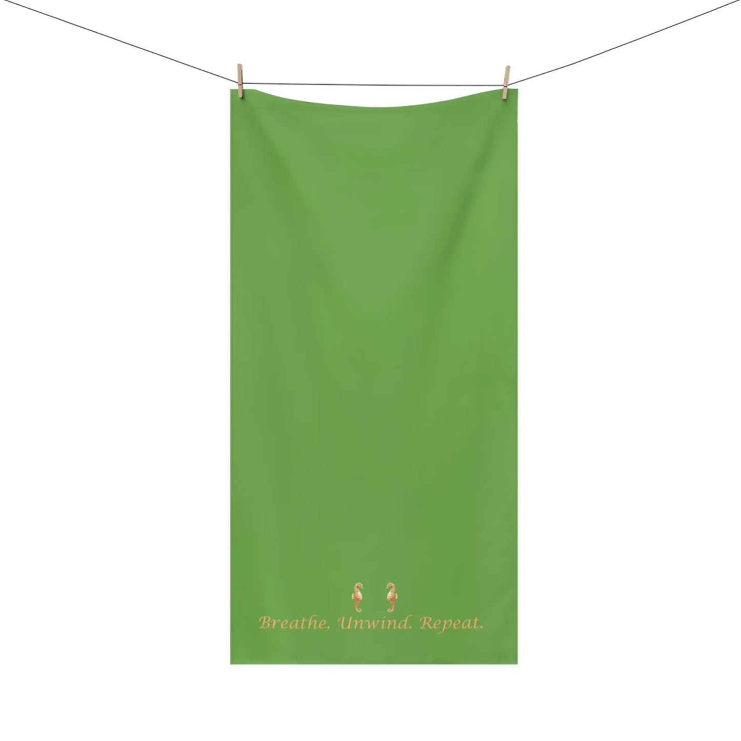 Cosy Breathe. Unwind. Repeat. bath towel for relaxing bathrooms