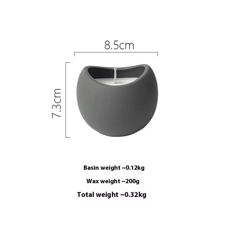 Creative Aromatherapy Candles | Minimalist Home Décor Ornaments with Natural Essential Oils - ThriveMinded & WellHaven Co