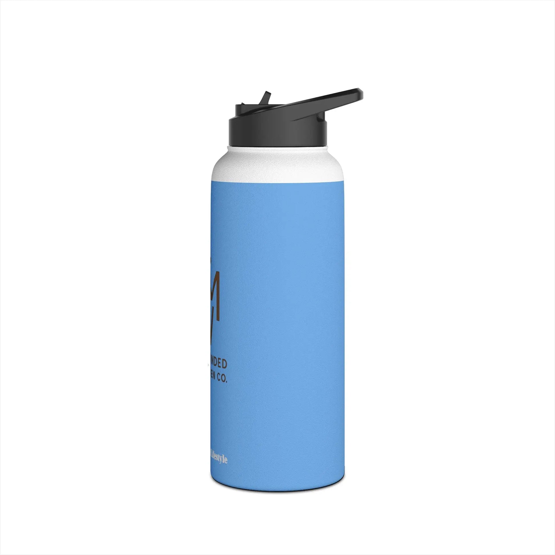 Custom Stainless Steel Water Bottle with Straw Lid – Insulated Reusable Drink Bottle by ThriveMinded & WellHaven Co | Eco - Friendly, Leak - Proof, Hot & Cold Flask for Gym, Travel, Office - ThriveMinded & WellHaven Co