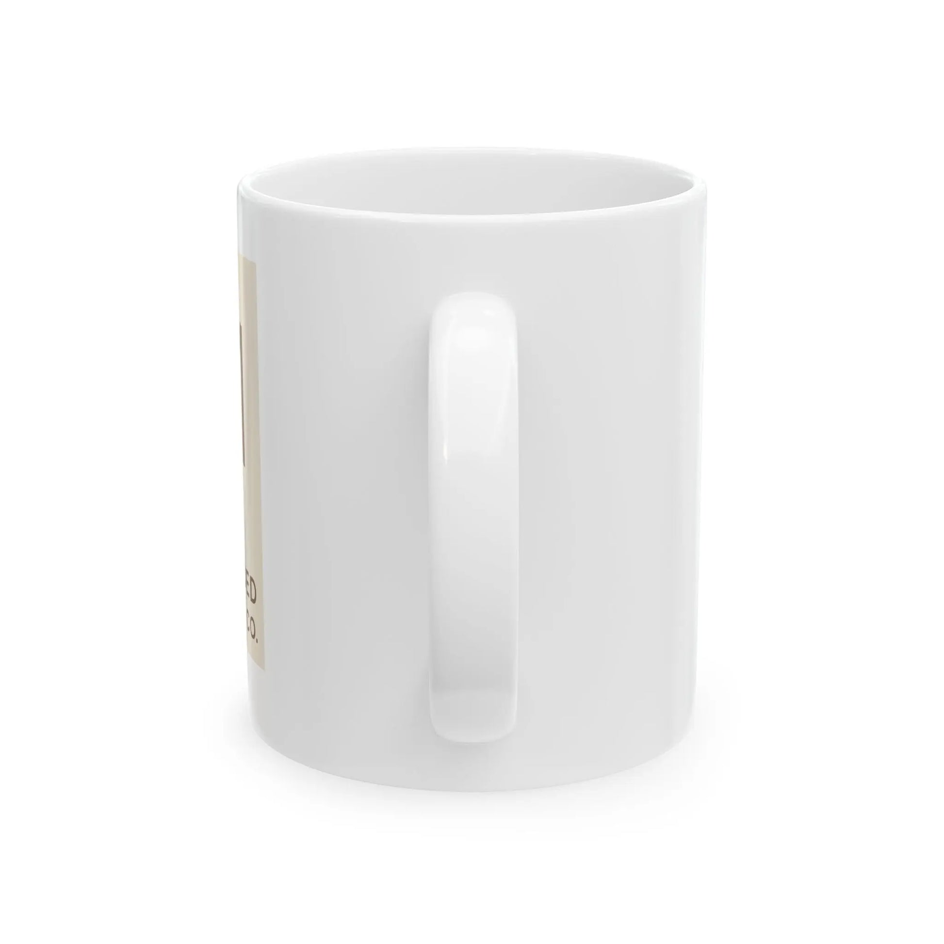 Custom White Ceramic Coffee Mug with Logo - ThriveMinded & WellHaven Co/ Personilized Branded Mug for Wellness Lovers - ThriveMinded & WellHaven Co