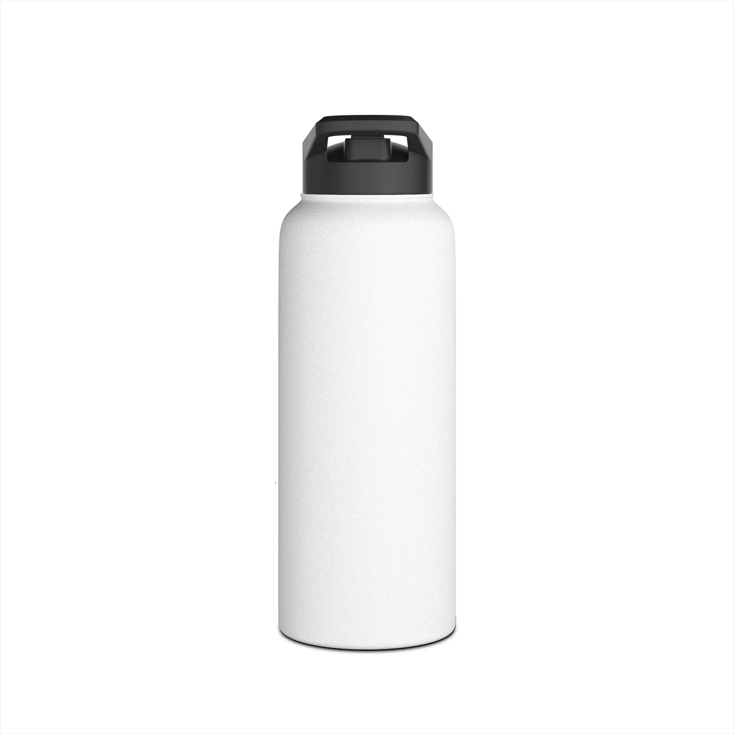 Custom White Stainless Steele Water Bottle - ThriveMinded & WellHaven Co/Eco Bottle in 3 Sizes/ Branded Wellness Hydration - ThriveMinded & WellHaven Co