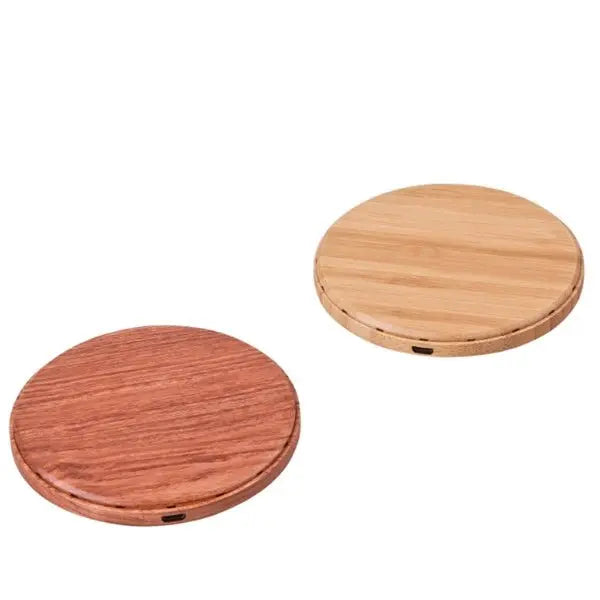 Eco - Friendly Bamboo Wireless Charger – Fast Charging Pad for iPhone & Android - ThriveMinded & WellHaven Co