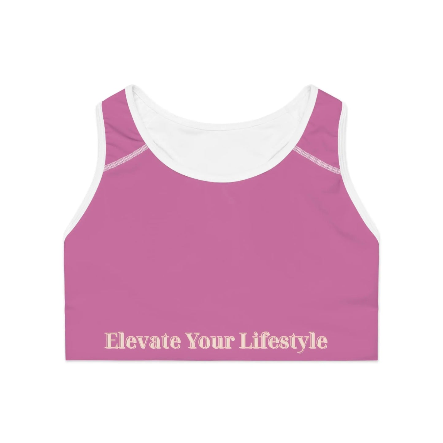 Elevate Your Lifestyle Sports Bra - Stylish Workout Top, Activewear for Fitness, Gym, Yoga, Athleisure, Gift for Her - ThriveMinded & WellHaven Co