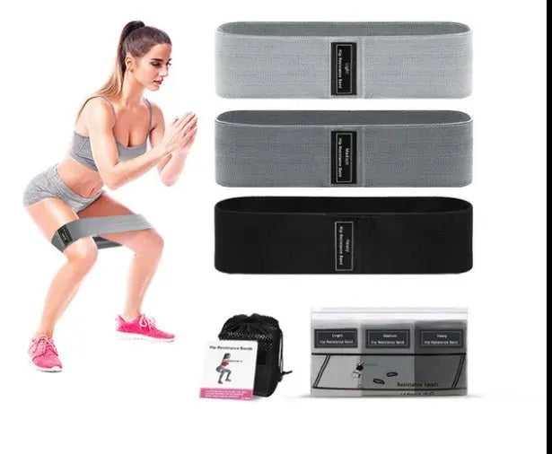 Fabric Resistance Bands – Non - Slip Workout Bands for Glutes, Legs & Full - Body Training - ThriveMinded & WellHaven Co