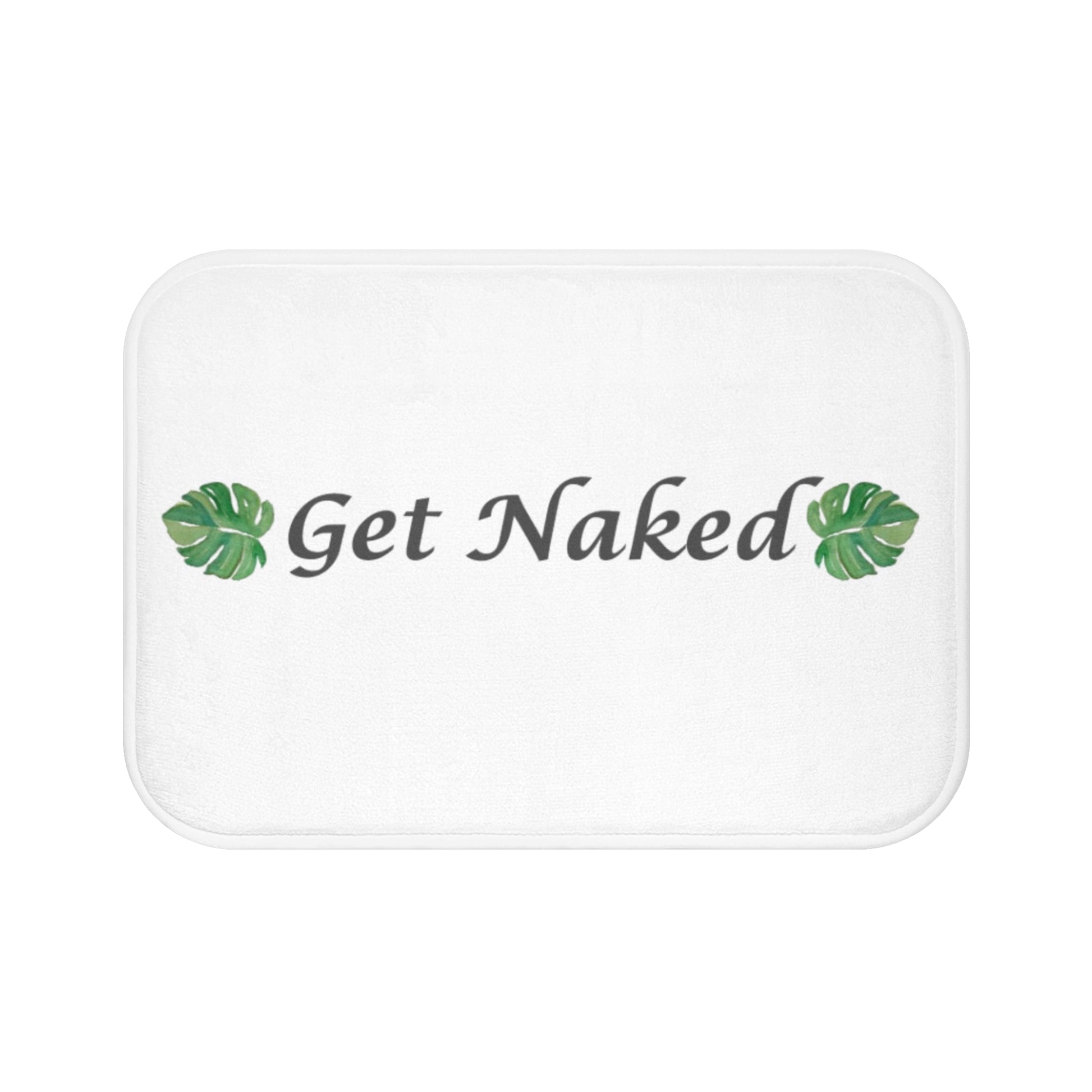 Get Naked Bath Mat - Funny Bathroom Decor for Tropical Vibes - ThriveMinded & WellHaven Co