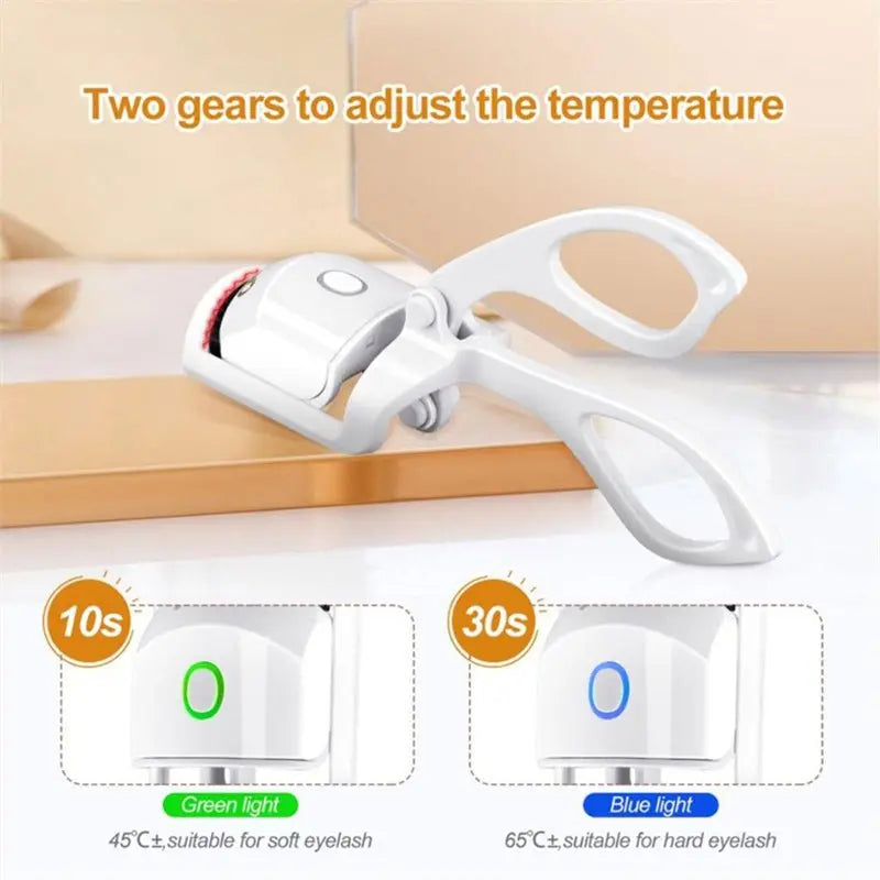 Heated Eyelash Curler | Portable Rechargeable Temperature Control Lash Tool - ThriveMinded & WellHaven Co