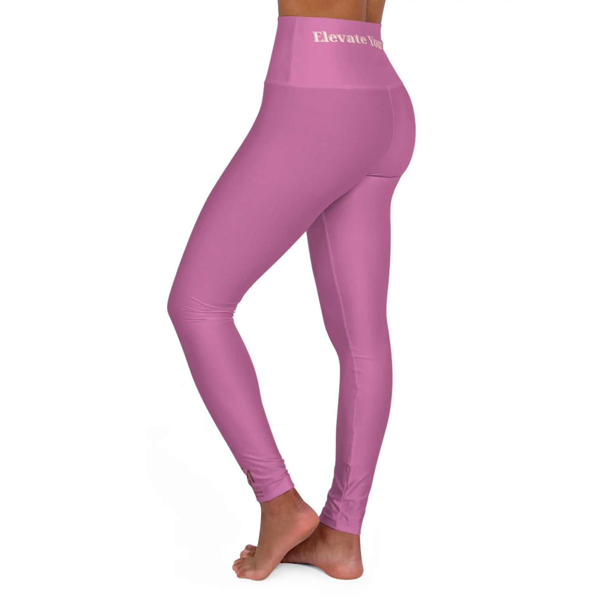 High Waisted Yoga Leggings - Elevate Your Lifestyle, Workout Gear, Fitness Wear, Activewear, Women's Leggings - ThriveMinded & WellHaven Co