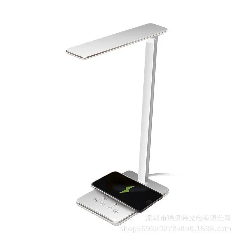 LED Desk Lamp with Wireless Charging – Touch Control Dimmable Bedside Lamp, Eye - Caring Light for Home Office, Bedroom, Study - ThriveMinded & WellHaven Co