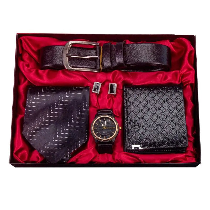 Men’s Quartz Watch Gift Set | Father’s Day Business Gift Suit | Elegant Timepiece with Premium Packaging - ThriveMinded & WellHaven Co