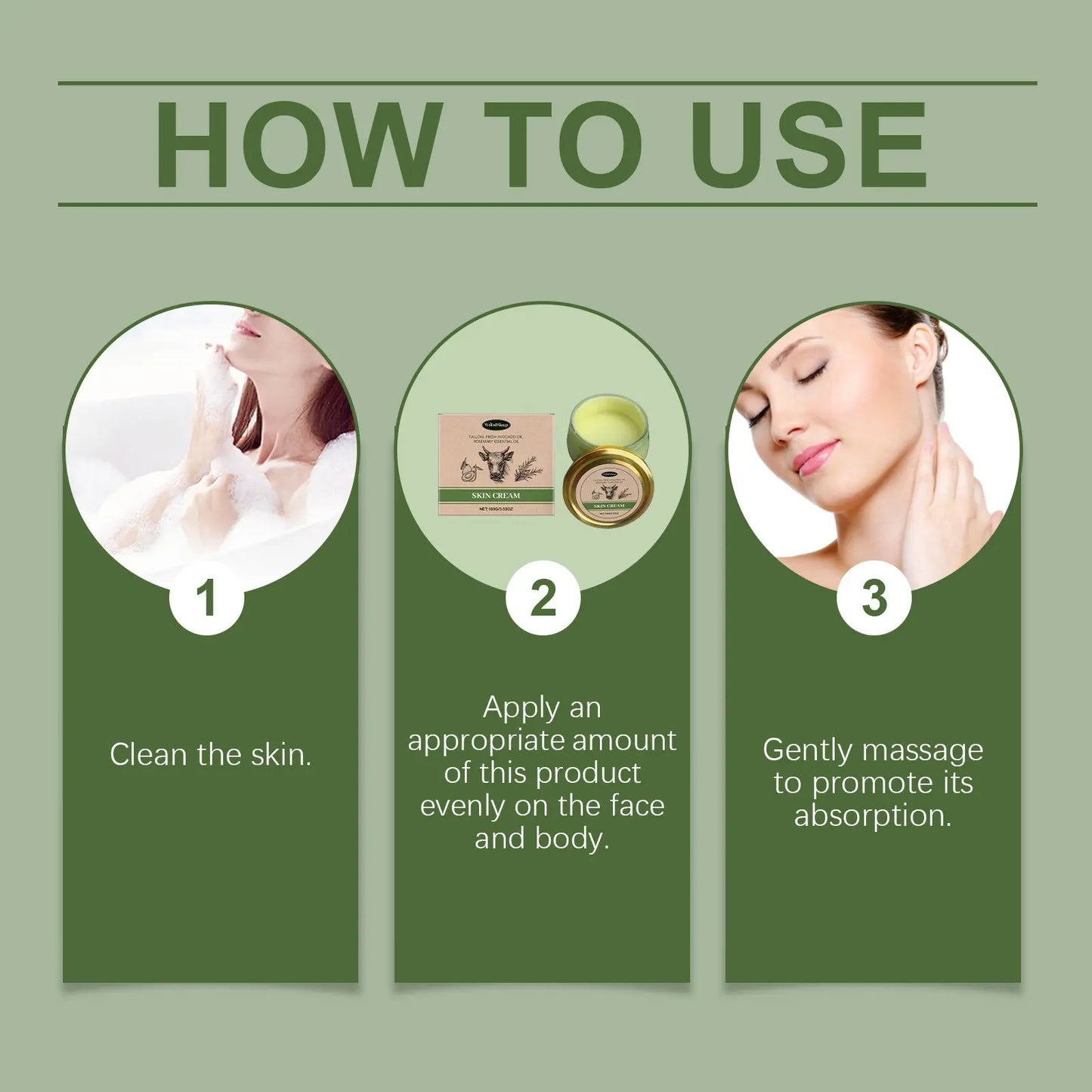 Natural cow fat - based cream designed to hydrate and repair skin. - ThriveMinded & WellHaven Co