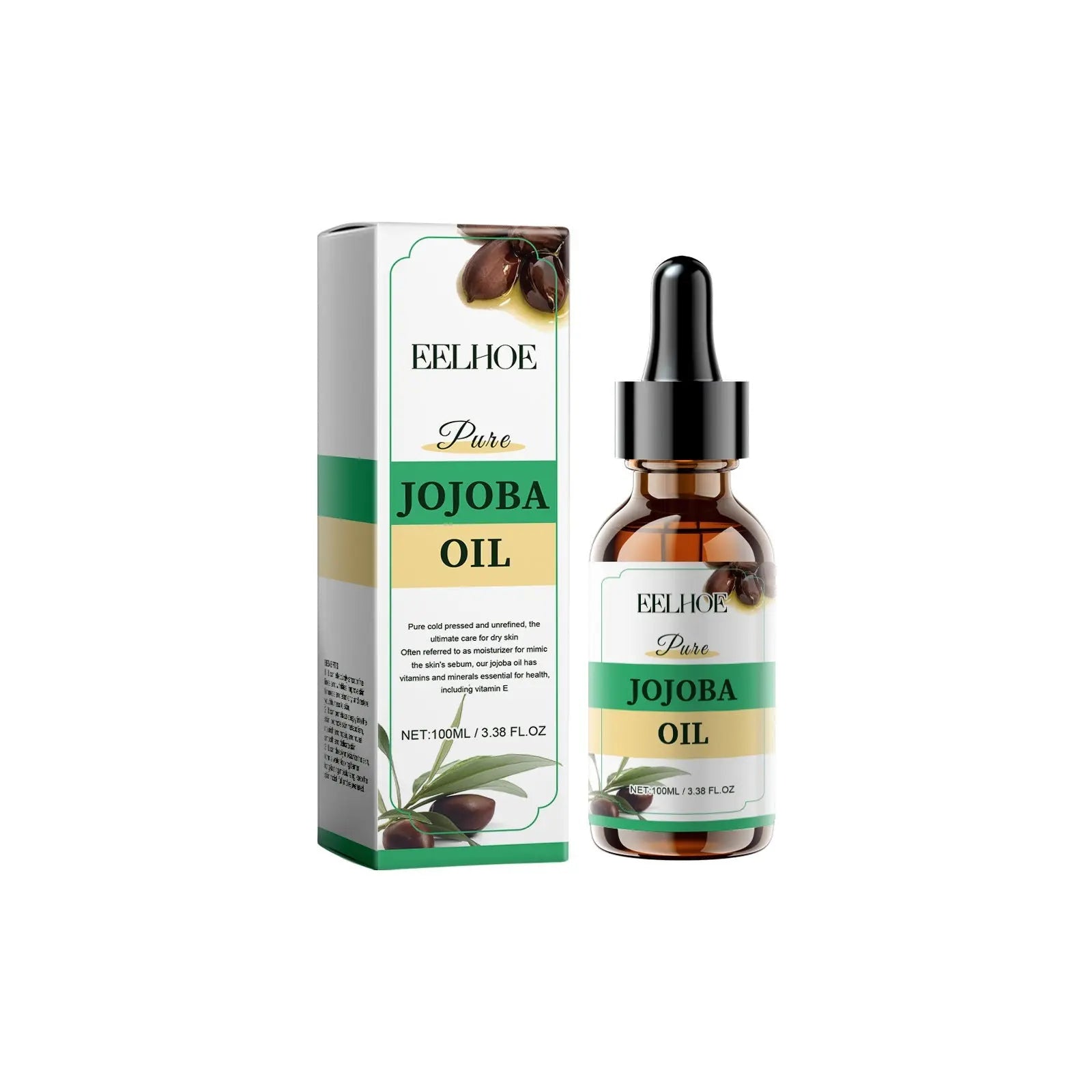 Organic Jojoba Oil Firming Skin Elastic Moisturizing Hydrating Facial Essential Oil - ThriveMinded & WellHaven Co