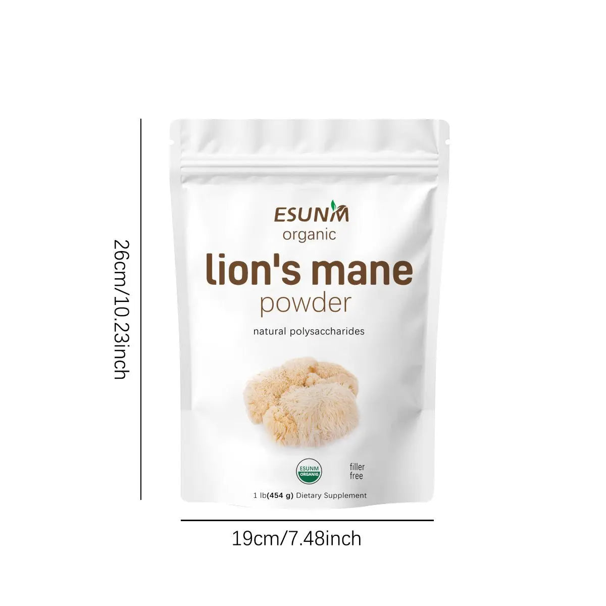 Organic Lion’s Mane Mushroom Powder – Brain & Immune Support Superfood Supplement - ThriveMinded & WellHaven Co