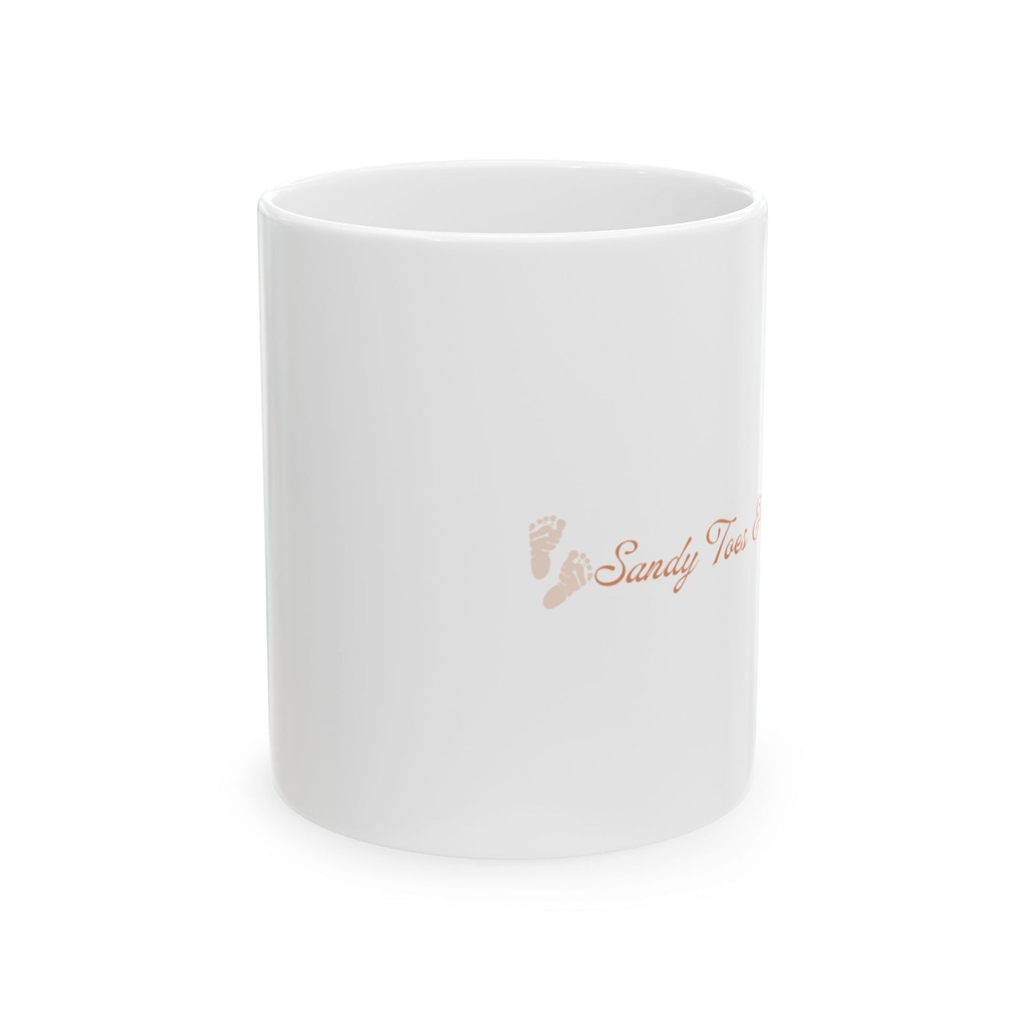 Personalized Sandy Toes Mug, Beach Lover Gift, Coastal Decor, Custom Coffee Cup, Summer Vibes, Unique Housewarming Idea - ThriveMinded & WellHaven Co