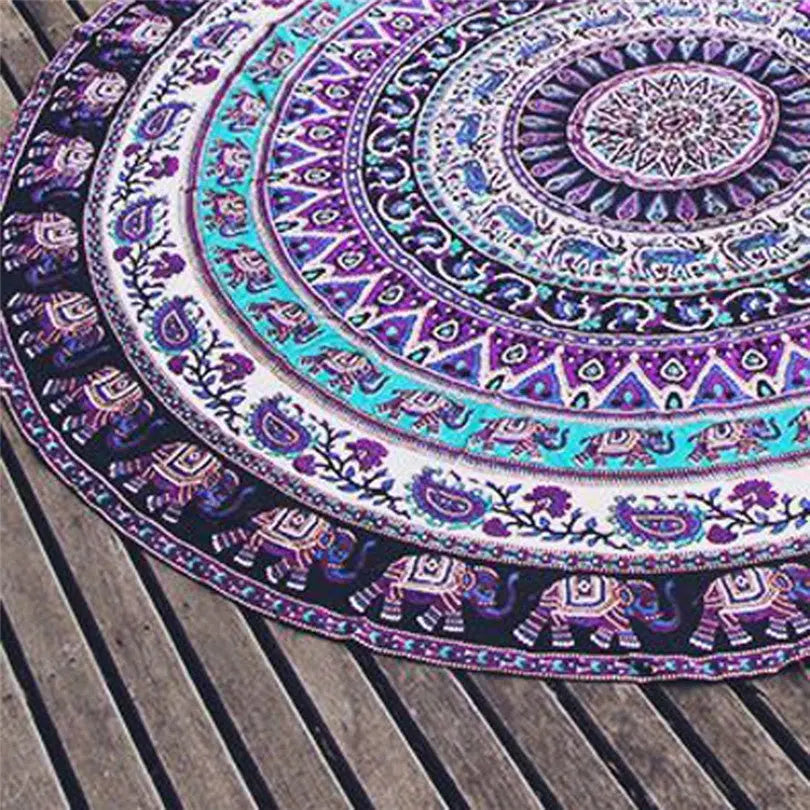 Premium Chiffon Yoga/Pilates, Meditation Mat - ThriveMinded & WellHaven Co