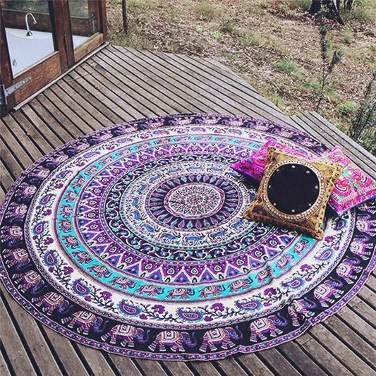 Premium Chiffon Yoga/Pilates, Meditation Mat - ThriveMinded & WellHaven Co