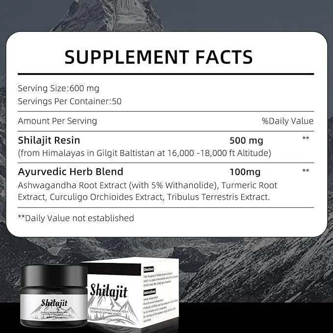 Pure Himalayan Organic Shilajit Resin - ThriveMinded & WellHaven Co