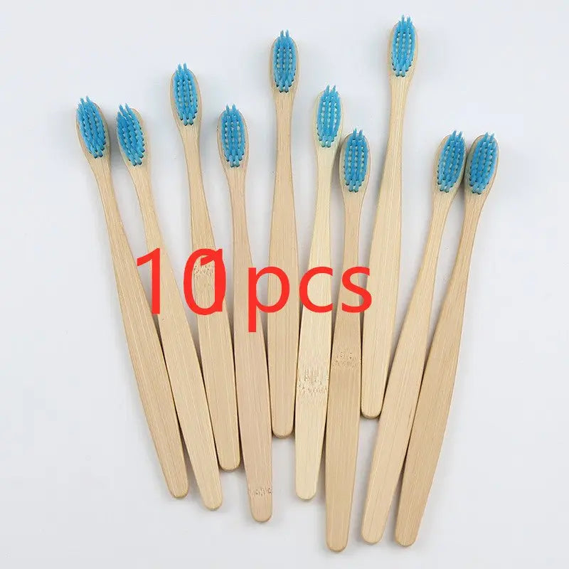 Rainbow Bamboo Toothbrush – Eco - Friendly, Stylish & Sustainable Oral Care - ThriveMinded & WellHaven Co