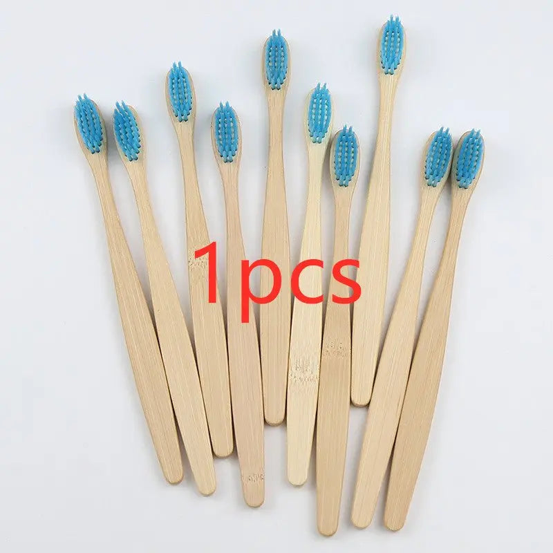 Rainbow Bamboo Toothbrush – Eco - Friendly, Stylish & Sustainable Oral Care - ThriveMinded & WellHaven Co