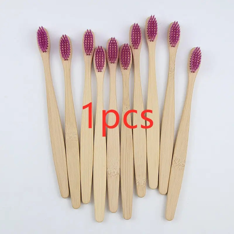 Rainbow Bamboo Toothbrush – Eco - Friendly, Stylish & Sustainable Oral Care - ThriveMinded & WellHaven Co