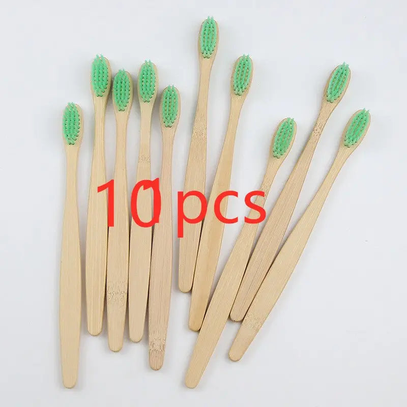 Rainbow Bamboo Toothbrush – Eco - Friendly, Stylish & Sustainable Oral Care - ThriveMinded & WellHaven Co