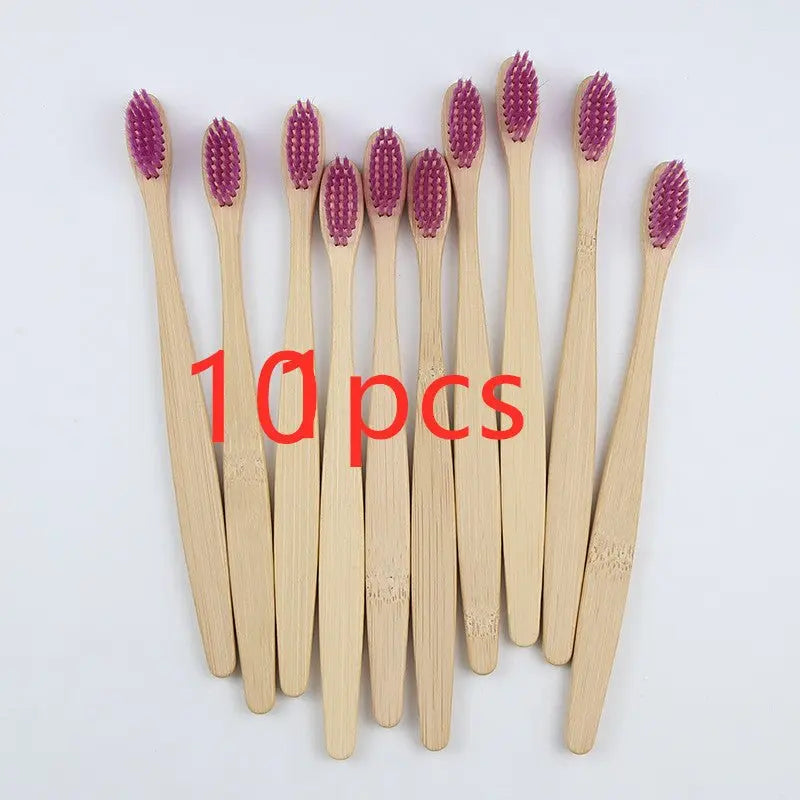 Rainbow Bamboo Toothbrush – Eco - Friendly, Stylish & Sustainable Oral Care - ThriveMinded & WellHaven Co