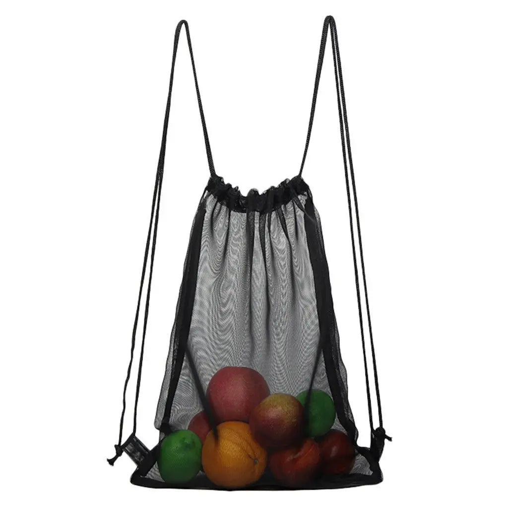 Reusable Shopping Bags Mesh Transparent Handbag - ThriveMinded & WellHaven Co