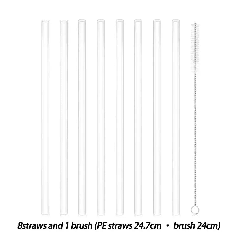 Reusable Silicone Straws – Food Grade, Eco - Friendly & BPA - Free Drinking Straws - ThriveMinded & WellHaven Co