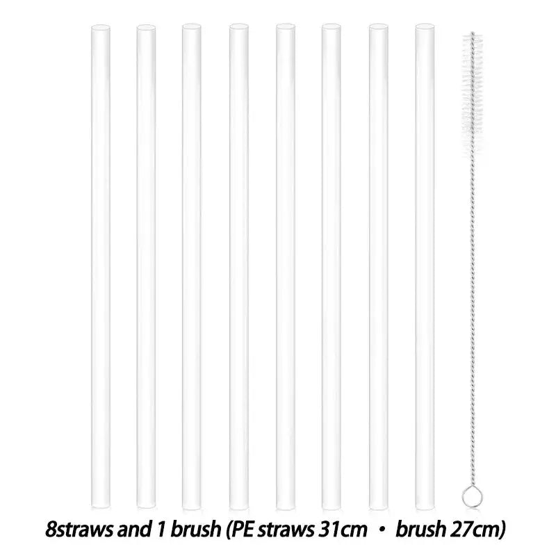 Reusable Silicone Straws – Food Grade, Eco - Friendly & BPA - Free Drinking Straws - ThriveMinded & WellHaven Co